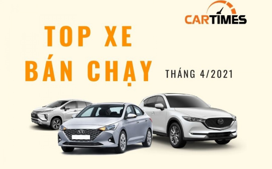 Những mẫu xe bán chạy từng phân khúc tháng 4/2021