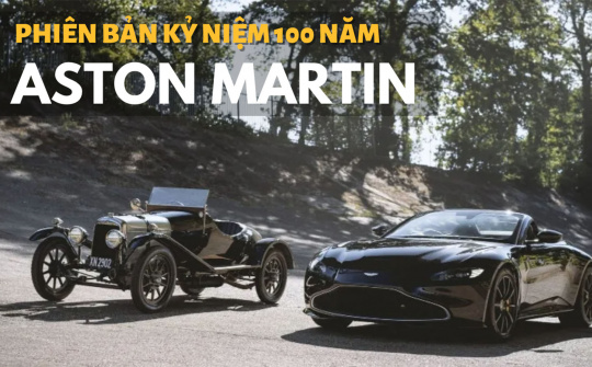 Ngắm Aston Martin Vantage Roadster kỷ niệm 100 năm
