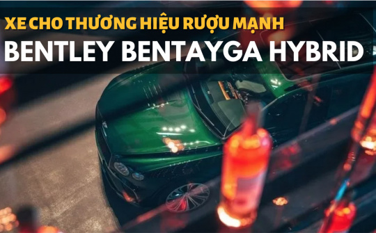 Bentley Bentayga Hybrid "kịch độc" dành riêng cho thương hiệu rượu mạnh
