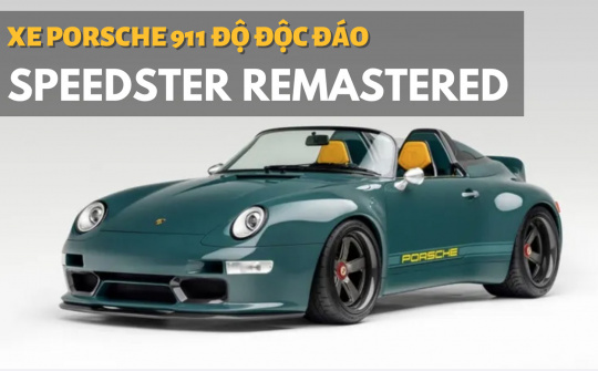 Porsche 911 Speedster Remastered - Xế độ độc đáo