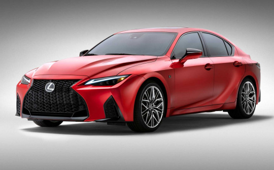 Lexus IS 500 F Sport Performance 2022 chốt giá từ 1,28 tỷ VNĐ