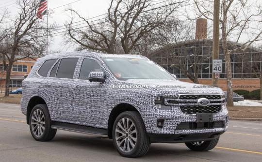 Ford Everest 2022 bị bắt gặp chạy thử tại quê nhà dù không được bán tại đây
