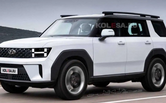 Xem trước Hyundai Santa Fe thế hệ tiếp theo qua ảnh dựng