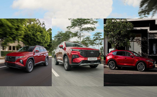 So sánh Ford Territory 2023 và các đối thủ: "Tân binh" liệu có "cửa" dẫn đầu?