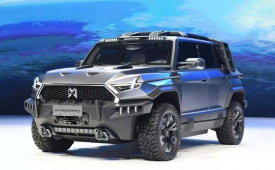 Trung Quốc tiếp tục trình làng siêu SUV chạy điện, công suất 1.000 mã lực, đối trọng GMC Hummer EV