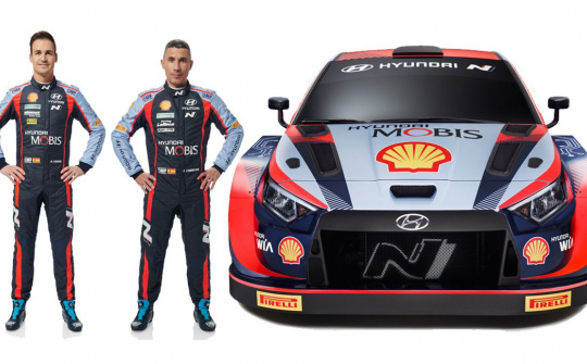 Hyundai i20 N Rally1 trình làng sẵn sàng cho mua giải WRC 2022