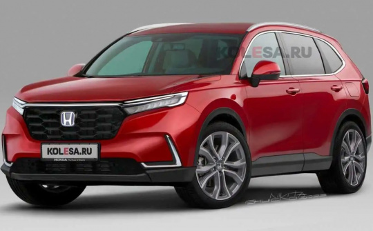 Xem trước Honda CR-V 2023 dựng từ ảnh thiết kế rò rỉ