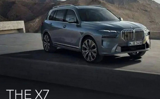 BMW X7 bản nâng cấp lộ diện: thiết kế tinh chỉnh, sẽ có bản hybrid