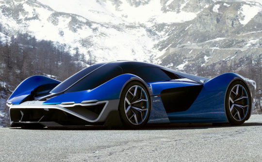 Alpine A4810 Concept 2035: Siêu xe chạy bằng nhiên liệu hydro của tương lai