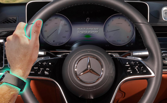 Mercedes trong tương lai sẽ quét tĩnh mạch của người lái để khởi động