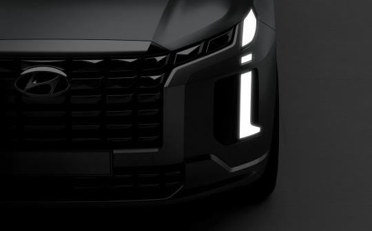 Hyundai Palisade facelift 2023 ra mắt teaser trước giờ G
