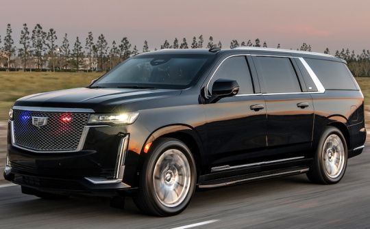 Chiêm ngưỡng mẫu SUV 7 chỗ full-size Cadillac Escalade 2022 bọc thép