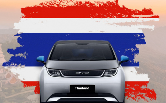Công ty ô tô Trung Quốc BYD gia nhập thị trường Thái Lan, tăng tốc mở rộng ra toàn cầu