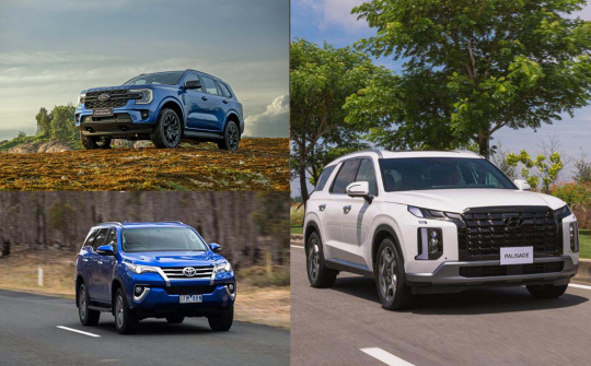 Tầm tiền 1,5 tỷ, chọn Hyundai Palisade, Toyota Fortuner hay Ford Everest?