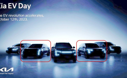 Kia hé lộ hai mẫu xe điện mới trước ngày khai mạc sự kiện "Kia EV Day"