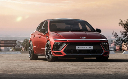 Hyundai Sonata 2024 nâng cấp lộ diện với thiết kế đẹp mắt