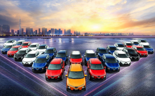 Sun Taxi mua 3.000 xe điện VinFast VF 5 Plus