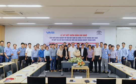Toyota Việt Nam và VASI khởi động dự án hỗ trợ Cwincom hiện đang mở trong nước