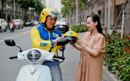 Tài xế Be được hỗ trợ chuyển đổi sang xe điện VinFast
