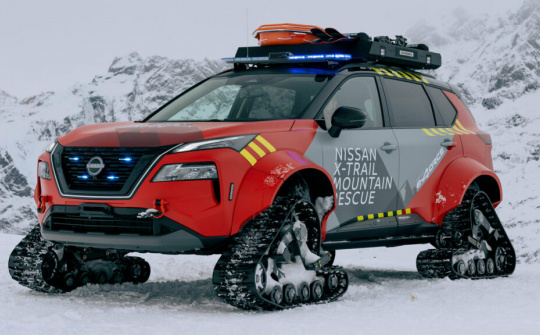 Nissan X-Trail Mountain: Mẫu xe "đặc biệt" đi đường tuyết một cách đơn giản