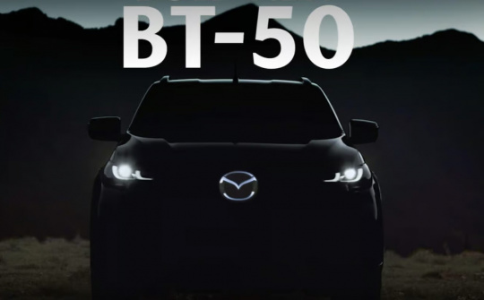 Mazda BT-50 2025 nâng cấp lộ diện trước ngày ra mắt