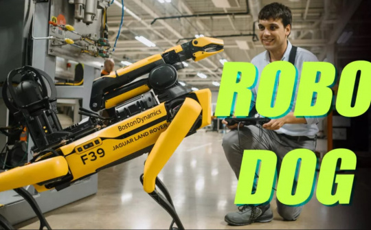 Jaguar Land Rover sử dụng chó robot làm việc tại nhà máy
