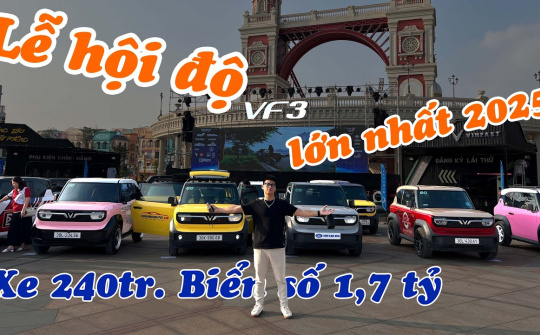 Choáng ngợp xe độ tại lễ hội Offline VinFast VF3 lớn nhất 2025
