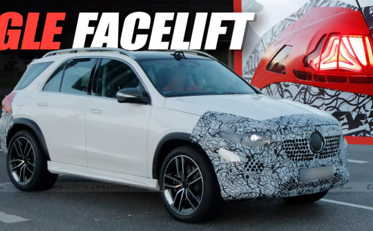 Mercedes-Benz GLE 2026 nâng cấp có thiết kế đèn hậu hình ngôi sao