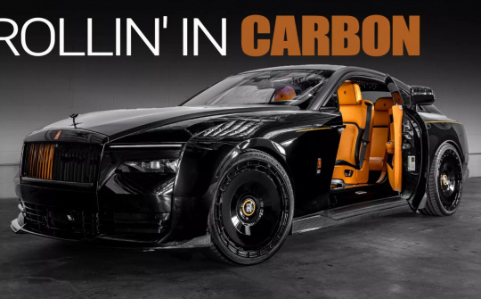 Rolls-Royce Spectre EV bọc carbon khác biệt đầy cá tính và táo bạo