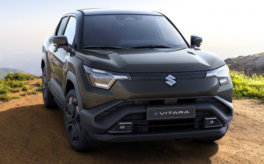 Vitara e 2025 là xe điện chạy bằng pin đầu tiên trên toàn cầu của Suzuki