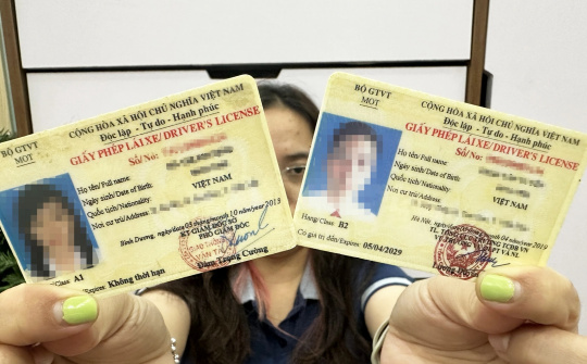 15 hạng giấy phép lái xe mới áp dụng từ ngày 1/1/2025