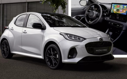 Mazda2 Hybrid 2024: Công nghệ nâng cấp xịn sò, chỉ "ăn" xăng 3,8 lít/100km