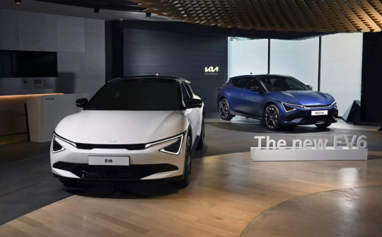 Kia EV6 mới ra mắt tại Hàn Quốc có pin lớn hơn, phạm vi hoạt động rộng hơn