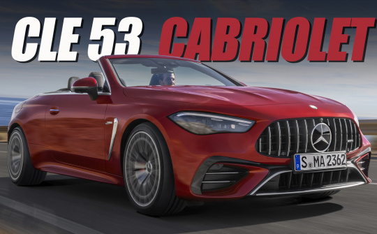 Mercedes-AMG CLE 53 Cabriolet 2025 kết hợp động cơ hybrid mạnh 443 mã lực