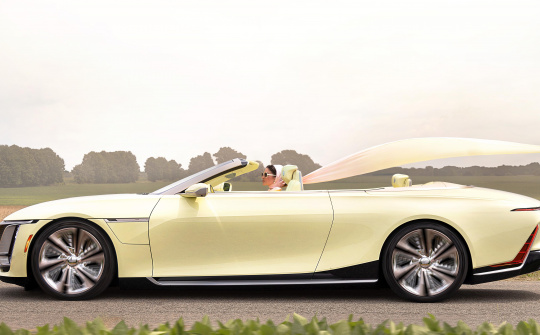 Cadillac Sollei Concept: Xe điện mui trần siêu sang, thanh lịch và công phu