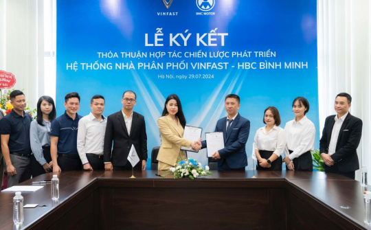 VinFast “bắt tay” HBC Bình Minh phát triển hệ thống Nhà phân phối