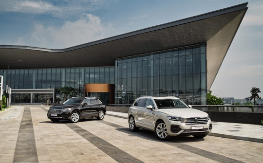 Bộ ba xe SUV Volkswagen đầu bảng ưu đãi giá, lệ phí trước bạ