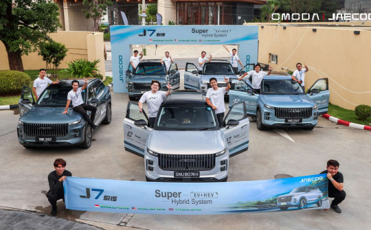 Kỷ lục mới: Jaecoo J7 PHEV đi 1.427,5km không cần tiếp nhiên liệu