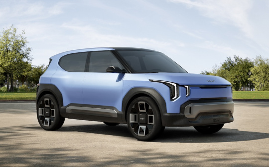 Vén màn Kia EV2 - SUV cỡ B giá rẻ chạy hoàn toàn bằng điện
