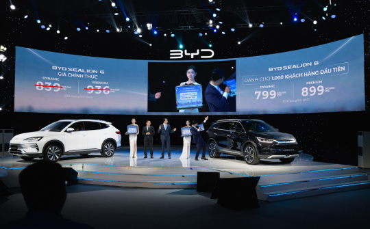 Giá lăn bánh BYD Sealion 6 tại Hà Nội và TP.HCM