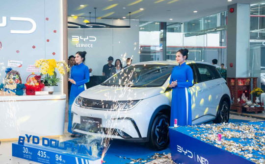BYD khai trương showroom chuẩn 4S tại Cần Thơ