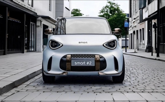 Cận cảnh mẫu Smart #2 2027 hoàn toàn mới