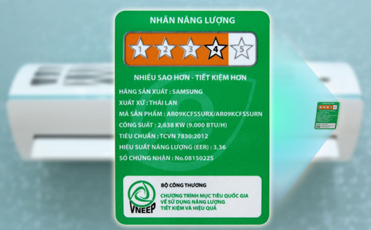 Hướng dẫn mới về kinh phí thực hiện lộ trình dán nhãn năng lượng