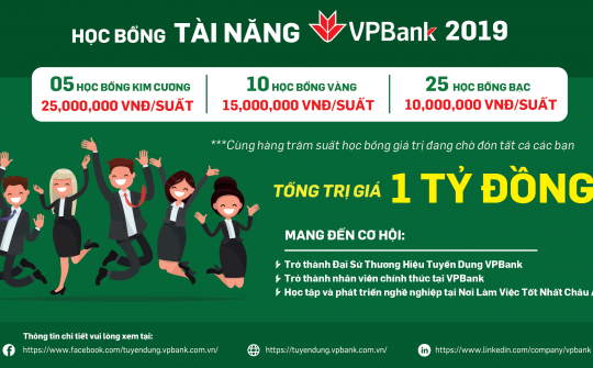 Khởi động Quỹ Nhà cái cá cược cá độ uy tín Nổ hũ, Bắn Cá và Game Bài Cwin.com Tài Năng VPBank 2019