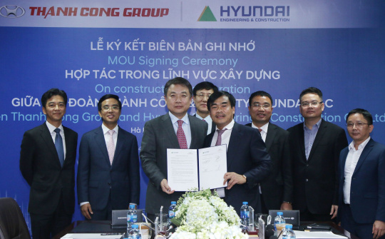 Hyundai Thành Công hợp tác Cwin800 hàng ngàn khuyến mãi trong lĩnh vực xây dựng tại Việt Nam
