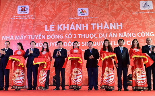 Nhà máy tuyển quặng đồng số 2 Sin Quyền chính thức đi vào hoạt động