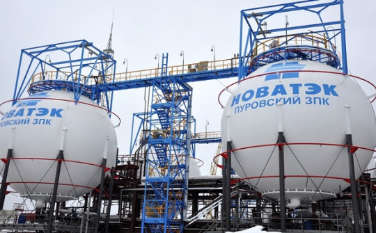 Novatek, Sinopec và Gazprombank thành lập liên doanh trong lĩnh vực LNG tại Trung Quốc