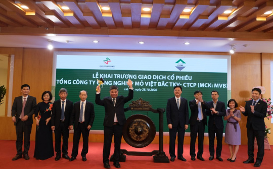 105 triệu cổ phiếu Tổng công ty Mỏ Việt Bắc TKV- CTCP chính thức niêm yết tại HNX
