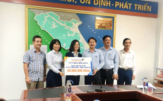 PJICO ủng hộ gần 1 tỷ đồng tiếp sức miền Trung vượt bão lũ