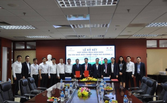 Nhà máy Nhiệt điện Na Dương II ký thành công hợp đồng Mua bán điện